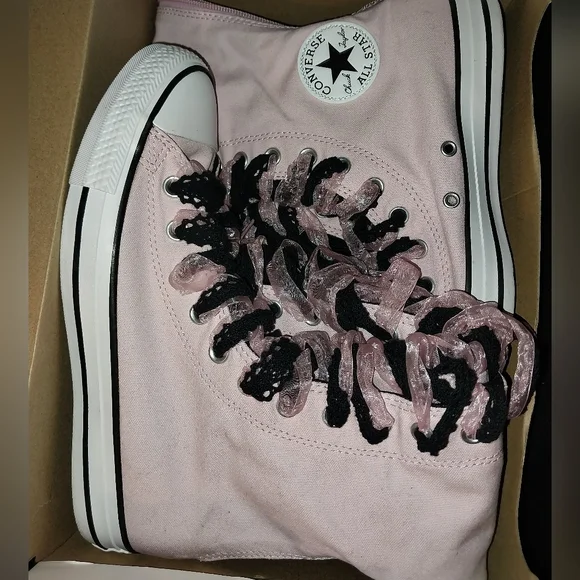 New Summit Pink Converse XXHI With Ribbon Laces - Picture 8 of 8